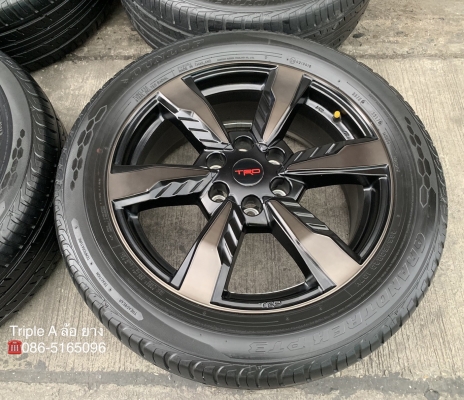 ล้อแม็ก Toyota Fortuner TRD ขอบ 20 พร้อมยาง 265-50-20 Dunlop ปลายปี 17 ล้อแม็ก Toyota Fortuner TRD ขอบ 20 พร้อมยาง 265-50-20 Dunlop ปลายปี 17