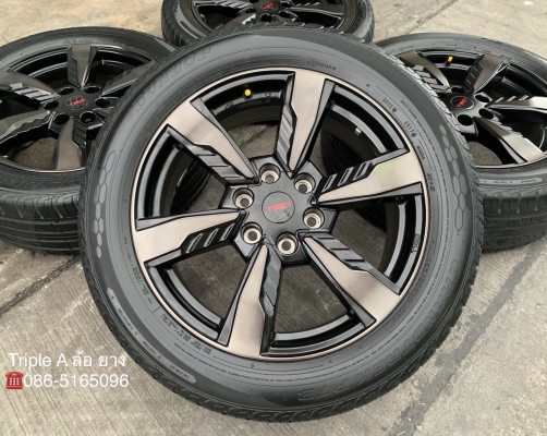 ล้อแม็ก Toyota Fortuner TRD ขอบ 20 พร้อมยาง 265-50-20 Dunlop ปลายปี 17 ล้อแม็ก Toyota Fortuner TRD ขอบ 20 พร้อมยาง 265-50-20 Dunlop ปลายปี 17