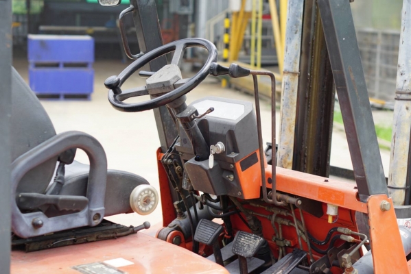 โฟล์คลิฟท์ Nissan FG20 ยก 2-2.5 ตัน เสายกสูง 4.5 เมตร เกียร์ออโต้ ล้อหน้าคู่ ยางตันเปลี่ยนใหม่ 6 เส้น โฟล์คลิฟท์ Nissan FG20 ยก 2-2.5 ตัน เสายกสูง 4.5 เมตร เกียร์ออโต้ ล้อหน้าคู่ ยางตันเปลี่ยนใหม่ 6 เส้น