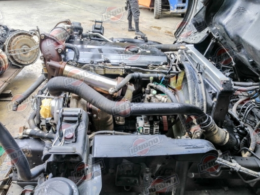 หัวเก๋ง ISUZU NPR ตาเพชร สีน้ำเงิน เครื่อง 4HK1 175 PS