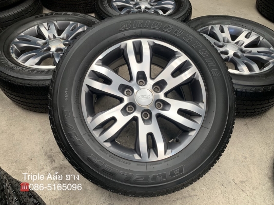 ล้อแม็ก Ford Everest ขอบ 18 พร้อมยาง 265-60-18 Bridgestone ปี 16