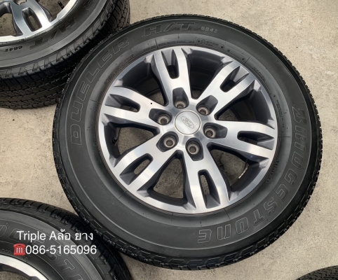 ล้อแม็ก Ford Everest ขอบ 18 พร้อมยาง 265-60-18 Bridgestone ปี 16
