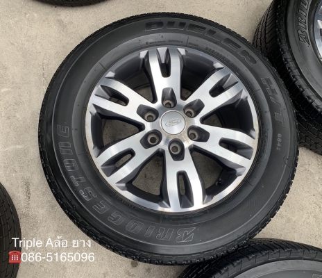 ล้อแม็ก Ford Everest ขอบ 18 พร้อมยาง 265-60-18 Bridgestone ปี 16