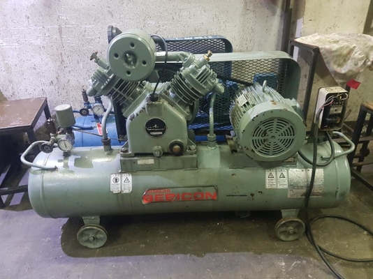 **ขายถูกๆ ปั้มลมมือสองจากญี่ปุ่น** HITACHI-BEBICON 3แรง ตรวจสอบ ทดสอบเรียบร้อย ดูดหนักๆ อัดแน่นๆ ทุกระบบทำงานได้ดีครับ