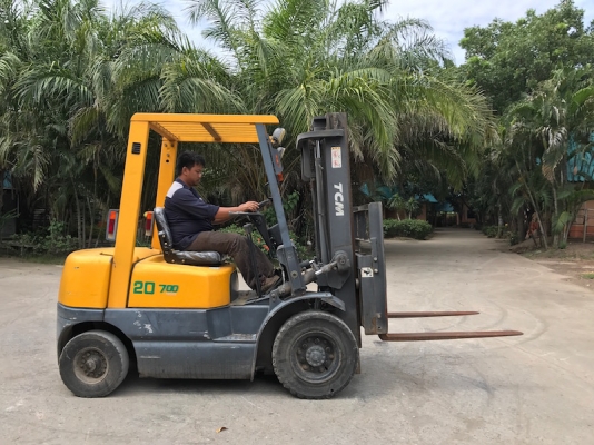 ขายFORKLIFT TCM FG20Z5(2ตัน)(งาสไลด์หนีบ)สวยเดิมจากญี่ปุ่น ยังไม่เคยใช้ในไทย 145,000เท่านั้น!!