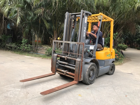 ขายFORKLIFT TCM FG20Z5(2ตัน)(งาสไลด์หนีบ)สวยเดิมจากญี่ปุ่น ยังไม่เคยใช้ในไทย 145,000เท่านั้น!!