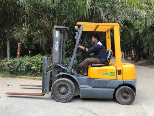 ขายFORKLIFT TCM FG20Z5(2ตัน)(งาสไลด์หนีบ)สวยเดิมจากญี่ปุ่น ยังไม่เคยใช้ในไทย 145,000เท่านั้น!!