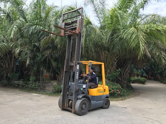 ขายFORKLIFT TCM FG20Z5(2ตัน)(งาสไลด์หนีบ)สวยเดิมจากญี่ปุ่น ยังไม่เคยใช้ในไทย 145,000เท่านั้น!!