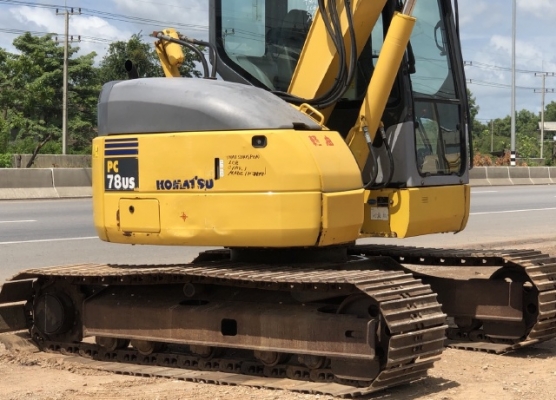 ขายรถขุด KOMATSU PC78US-6 มีลายหัวกระแทก นำเข้าเองจากญี่ปุ่น สภาพสวยพร้อมใช้ มีVDOการทำงานครับ