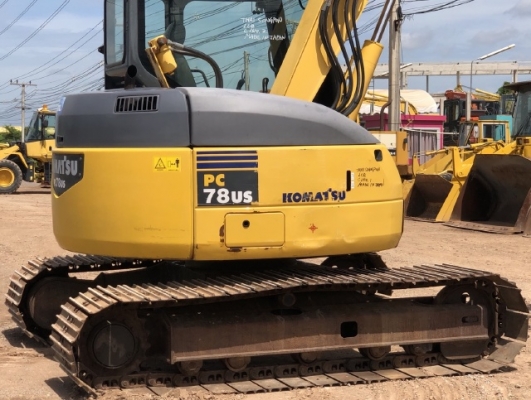 ขายรถขุด KOMATSU PC78US-6 มีลายหัวกระแทก นำเข้าเองจากญี่ปุ่น สภาพสวยพร้อมใช้ มีVDOการทำงานครับ