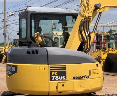 ขายรถขุด KOMATSU PC78US-6 มีลายหัวกระแทก นำเข้าเองจากญี่ปุ่น สภาพสวยพร้อมใช้ มีVDOการทำงานครับ