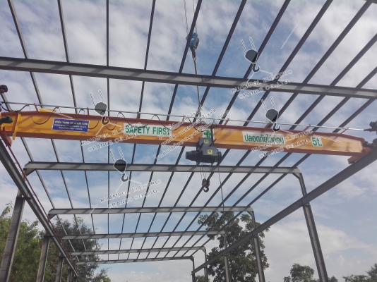 จำหน่ายอุปกรณ์และรับติดตั้งเครนโรงงาน