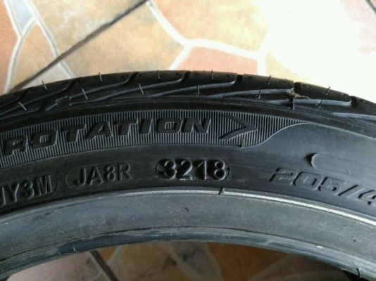 ยางใหม่ตกปี Goodyear Eagle F1 Directional 5 205/45R17 ผลิตปี 2018 รับประกันบวม 2 ปีเต็ม ขายถูก 4 เส้ ยางใหม่ตกปี Goodyear Eagle F1 Directional 5 205/45R17 ผลิตปี 2018 รับประกันบวม 2 ปีเต็ม ขายถูก 4 เส้