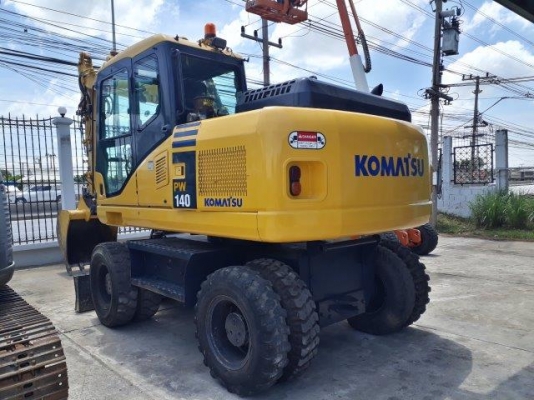 รถขุดล้อยาง KOMATSU PW140-7 มือสองยุโรป