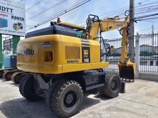 รถขุดล้อยาง KOMATSU PW140-7 มือสองยุโรป