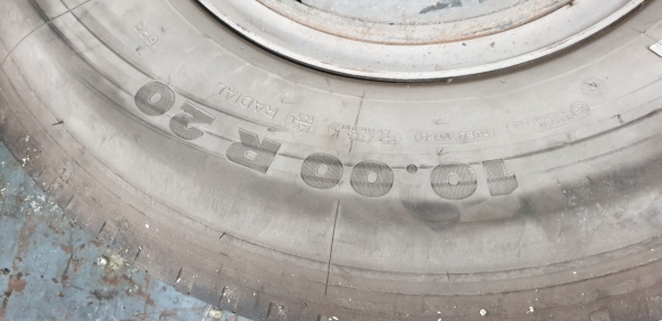 กะทะล้อพร้อมยางสภาพ 90\% มี 4 เส้น