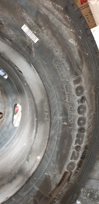 กะทะล้อพร้อมยางสภาพ 90\% มี 4 เส้น