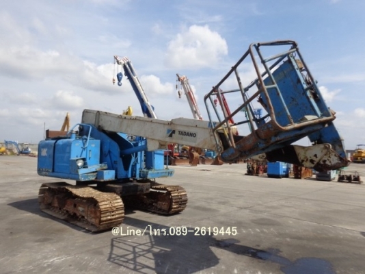 ขายรถกระเช้า TADANO AC120-1 ยกสูง 12 เมตร แทรคเหล็ก รถเดิมๆเก่านอก
