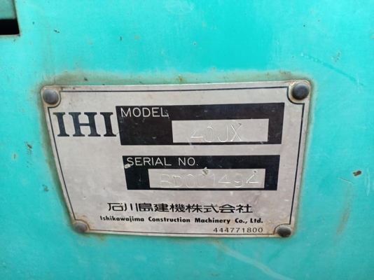 ขายจ้า..IHI40JX เก่านอกแท้ เดิมๆๆ สภาพสวย พร้อมใช้ โทร 089-3818694 จ๊อย ขายจ้า..IHI40JX เก่านอกแท้ เดิมๆๆ สภาพสวย พร้อมใช้ โทร 089-3818694 จ๊อย