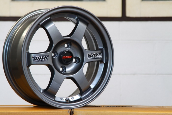 ล้อใหม่ขอบ15 TE37 4รู100 กว้าง7 ออฟ38 สีเทากัลเมทาลิค เหมือนแท้ ล้อใหม่ขอบ15 TE37 4รู100 กว้าง7 ออฟ38 สีเทากัลเมทาลิค เหมือนแท้