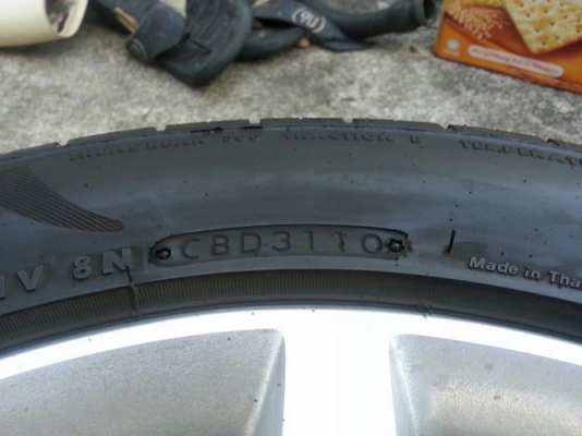 ล้อ15 4รู100 + ยาง Bridgestone 195/55/15 ปี10