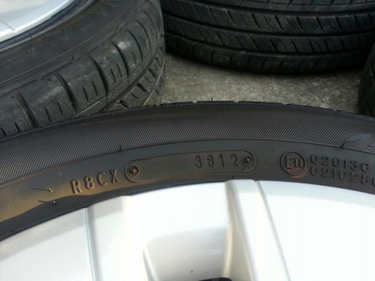 กะทะมิราจ14 4รู100 + ยาง Dunlop 165/65/14 ปี12