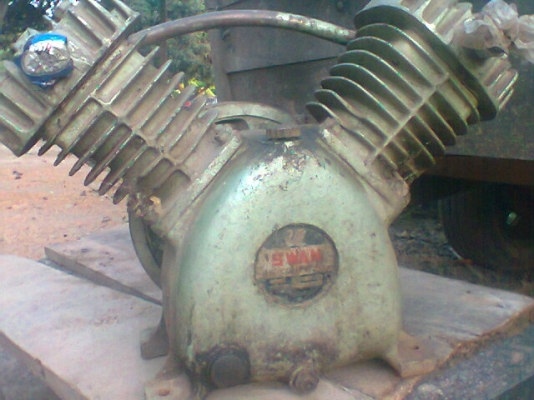 ปั้มลมรุ่น swan สภาพ 99\% ใช้งานอยู่หาที่ไหนไม่ได้แล้วราคานี้