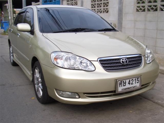 รถฟรีดาวน์ALTIS1.8E ABS/AIRBAG2005มือ1ป้ายแดงผู้บริหารใช้ สภาพดีเยี่ยม