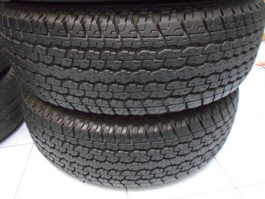ขายยาง bridestone Dueler 265/70/16 ปี 12 สภาพดี ไม่มีปะ 1 ชุด/ใส่ฟรีค่ะ