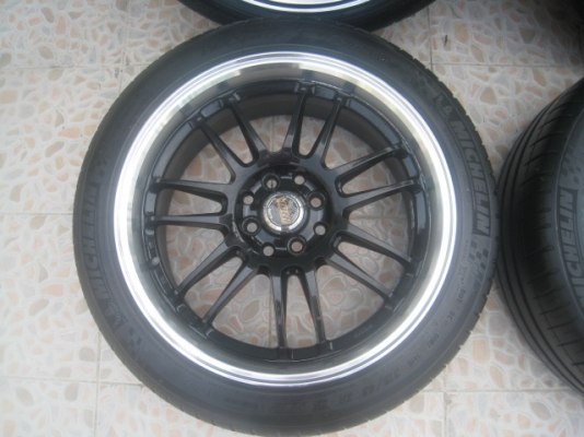 ขายล้อแม็ก Rays re30 17"x7" et42 4รู 100/114.3+ยาง (081-3747940)