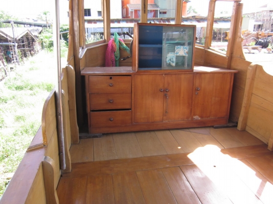 โครงเรือยนต์ไม้ สภาพดี