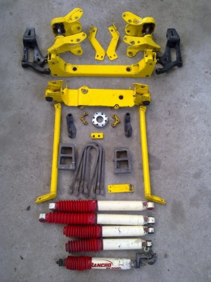 ขายชุดยก SUN 5" ชุดใหญ่ อุปกรณ์ครบ โช้ค RANCHO