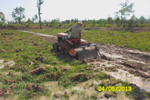 คูโบต้าเล็ก 15 แรงม้า 4WD เก่านอก พร้อมโรตารี่ ราคาถูก