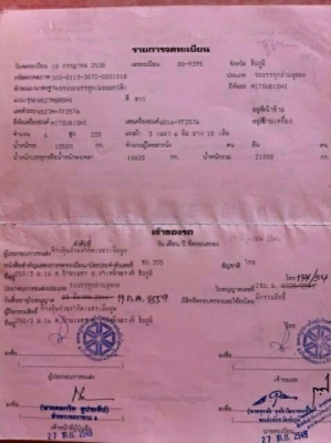 ขาย 10ล้อ2เพลาดั๊ม"ไอ้หลงโบ" สภาพสวยๆ MITSUBISHI FN527M-TF2576 เครื่องเดิม6D16 โบ 220HP แรง แห้งดี ไม่เยิ้ม เกียร์เดิม10สปีด ช่วงล่างแน่น คัสซีสวยไม่แตกไม่ผุไม่ดาม เบรคใหญ่เพลาบุ๋ม ยางดี10เส้นหัวบางภายในสวย แอร์ พาวเวอร์ กระบะดั๊มเหล็ก KAC สภาพส