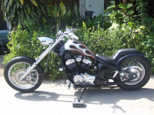 ช๊อปเปอร์ STEED 400 customs ประกอบเก็บงานใหม่ EASYRIDER <<สรรพสามิต>>