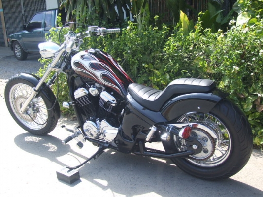 ช๊อปเปอร์ STEED 400 customs ประกอบเก็บงานใหม่ EASYRIDER <<สรรพสามิต>>