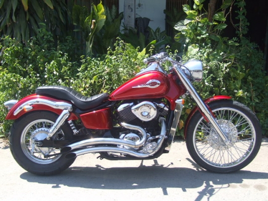 ช๊อปเปอร์ SHADOW 400 ปี2001 แต่ง custom ประกอบเก็บงานใหม่ สวยกริ๊บ