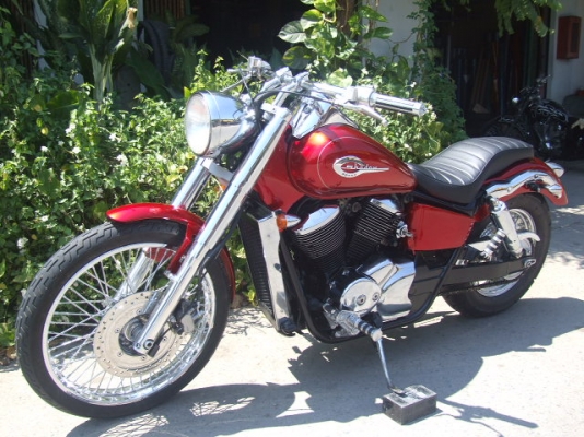 ช๊อปเปอร์ SHADOW 400 ปี2001 แต่ง custom ประกอบเก็บงานใหม่ สวยกริ๊บ