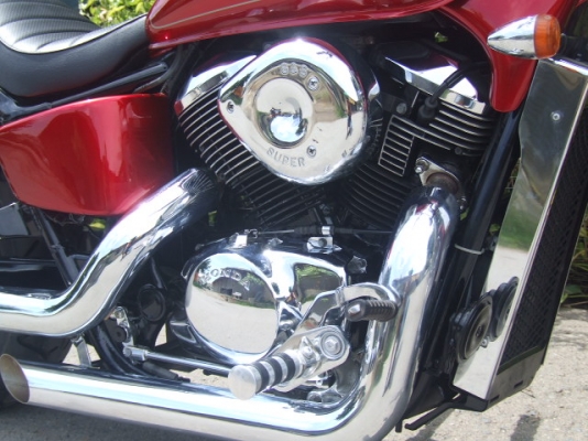 ช๊อปเปอร์ SHADOW 400 ปี2001 แต่ง custom ประกอบเก็บงานใหม่ สวยกริ๊บ