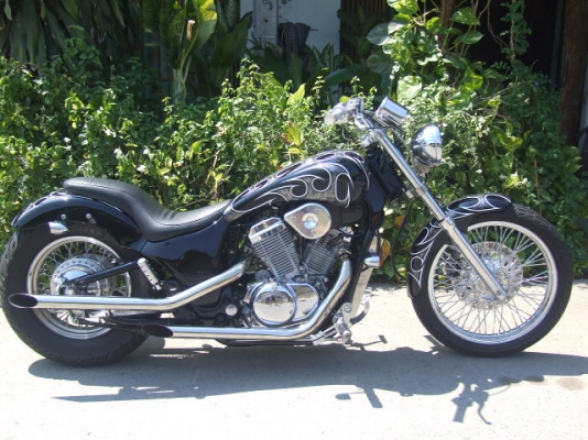 ช๊อปเปอร์ STEED 400 ประกอบเก็บงานใหม่หมด CUSTOMS BIKE <<ทะเบียนแท้>>