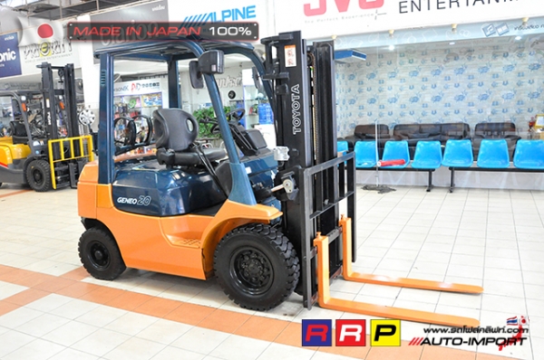 ขายรถโฟล์คลิฟท์มือสอง TOYOTA รุ่น 7FG20-14231 นำเข้าจากประเทศญี่ปุ่น 100\% ไม่เคยใช้งานในไทย