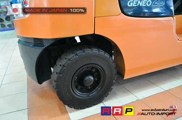 ขายรถโฟล์คลิฟท์มือสอง TOYOTA รุ่น 7FG20-14231 นำเข้าจากประเทศญี่ปุ่น 100\% ไม่เคยใช้งานในไทย