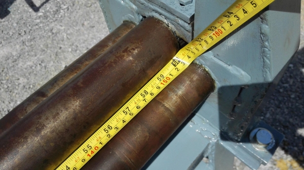 เครื่องม้วนมือหมุนประกอบใหม่ ขนาด 5 ฟุต 150 cm เพลาลูกกลิ้งตัน