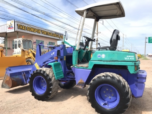 ขายรถตักล้อยาง KOMATSU WA40-3E (3,XXX ชั่วโมง) นำเข้าเองจากญี่ปุ่น สภาพสวยพร้อมใช้ มีVDOการทำงานครับ