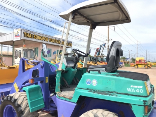 ขายรถตักล้อยาง KOMATSU WA40-3E (3,XXX ชั่วโมง) นำเข้าเองจากญี่ปุ่น สภาพสวยพร้อมใช้ มีVDOการทำงานครับ