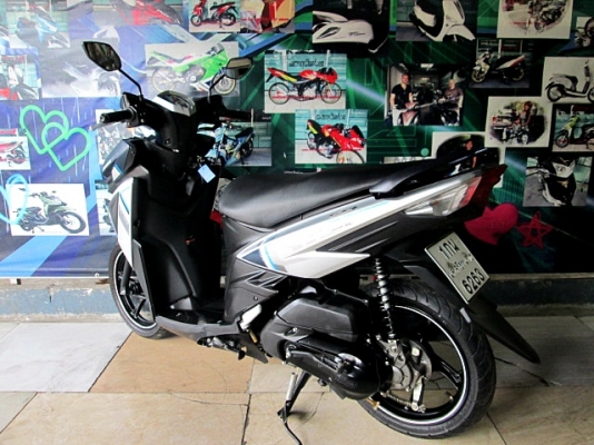gt125 สีเทานํ้าเงิน ลายใหม่ล่าสุด ระบบ idling stop เครื่องดีสีสวย 30900 gt125 สีเทานํ้าเงิน ลายใหม่ล่าสุด ระบบ idling stop เครื่องดีสีสวย 30900