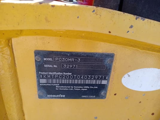 ขายจ้า..KOMATSU PC30MR-3. เก่านอกแท้  ผานสไลด์ ซ้าย-ขวา  เดิมๆๆ  สภาพสวยมาก  พร้อมใช้  โทร 089-3818694 จ๊อย