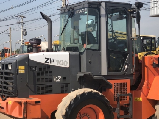 ขายรถตักล้อยาง HITACHI ZW100 ปี 2012 แขนยาวพิเศษ นำเข้าเองจากญี่ปุ่น สภาพสวยพร้อมใช้ มีVDOการทำงานครับ