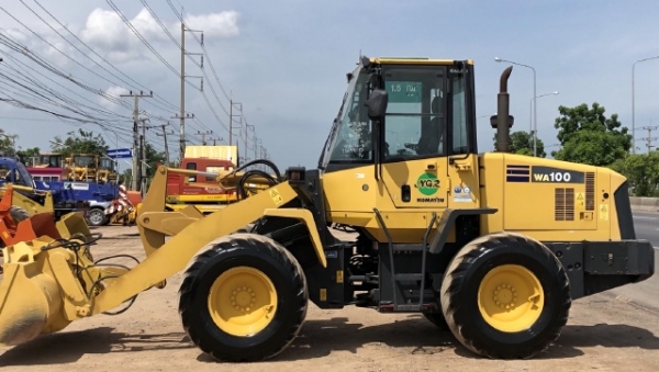 ขายรถตักล้อยาง KOMATSU WA100-5 แขนยาวพิเศษ นำเข้าเองจากญี่ปุ่น สภาพสวยพร้อมใช้ มีVDOการทำงานครับ
