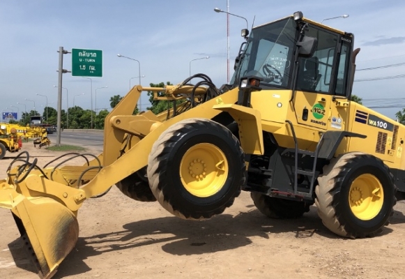 ขายรถตักล้อยาง KOMATSU WA100-5 แขนยาวพิเศษ นำเข้าเองจากญี่ปุ่น สภาพสวยพร้อมใช้ มีVDOการทำงานครับ